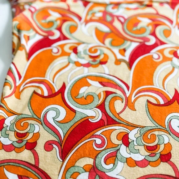 Soca St John Retro print Y2K knit top - Picture 2 of 8